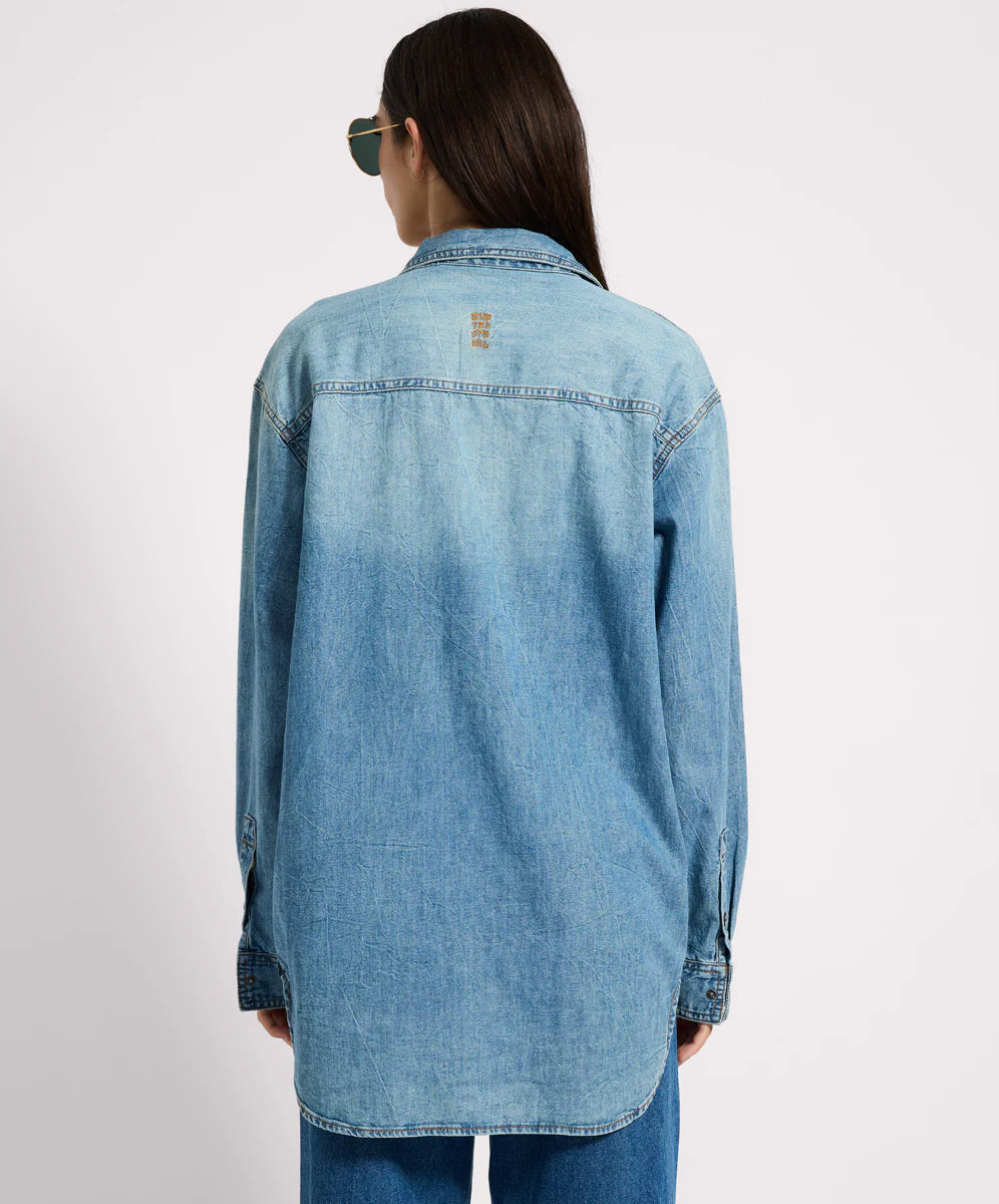 ONE TEASPOON // Essential Denim Shirt BLUE CRUSH
