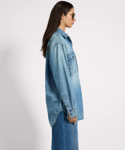 ONE TEASPOON // Essential Denim Shirt BLUE CRUSH