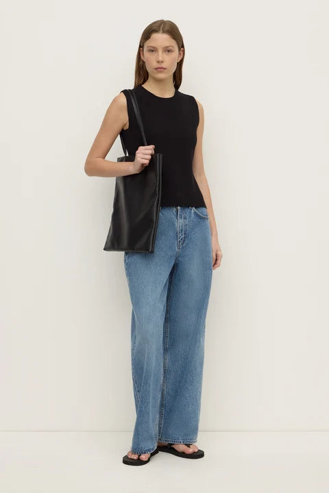 Evelyn Milano Knit Top BLACK
