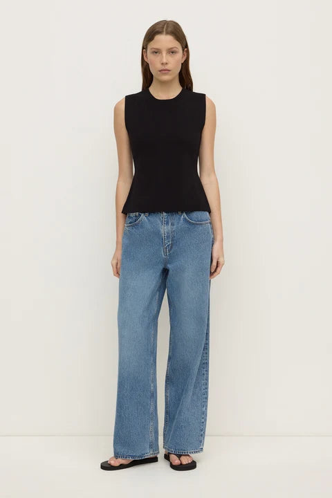 Evelyn Milano Knit Top BLACK