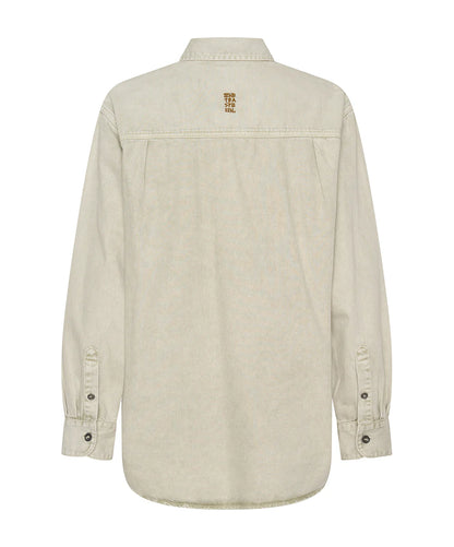 ONE TEASPOON // Everyday Denim Shirt ANTIQUE WHITE