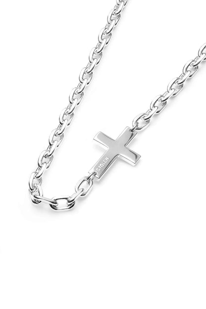 SGC // Falling Cross Maxi Necklace