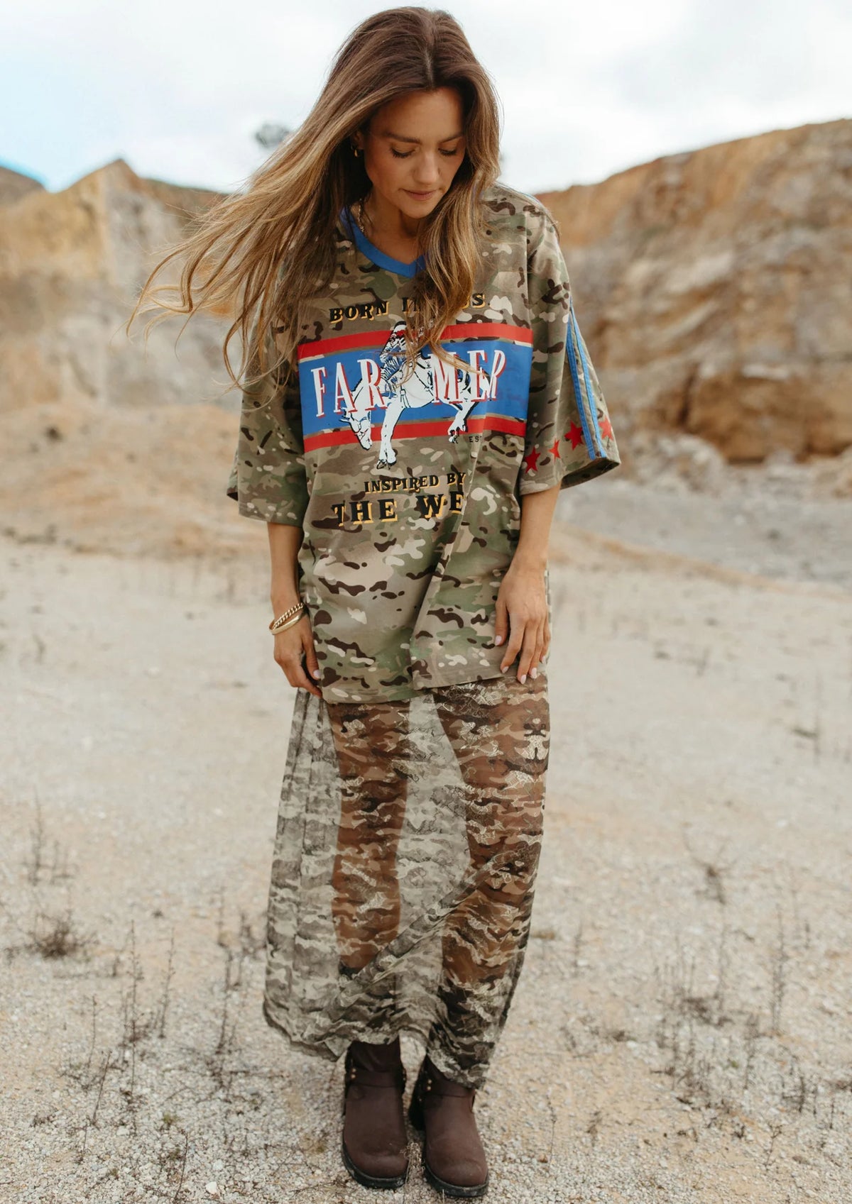 CAMO Lace Skirt