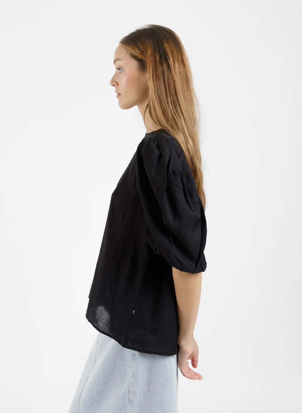 FEDERATION // Punch Top Sketch BLACK