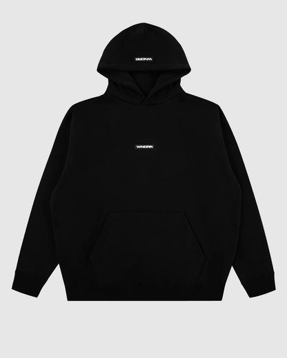 WNDRR // Patron Hood Sweater BLACK