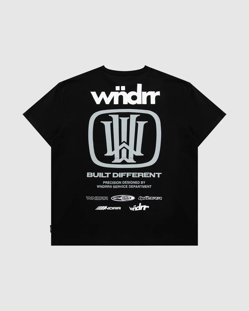 WNDRR // Hondo Box Fit Tee BLACK