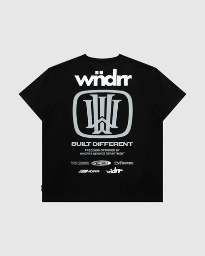 WNDRR // Hondo Box Fit Tee BLACK