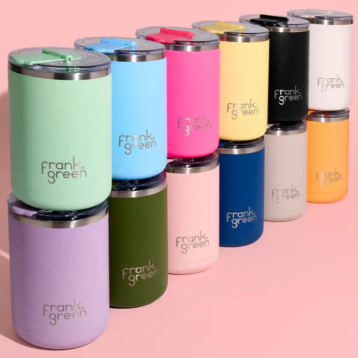 FRANK GREEN // 12oz Coffee Cup w Hinged Lid MIDNIGHT