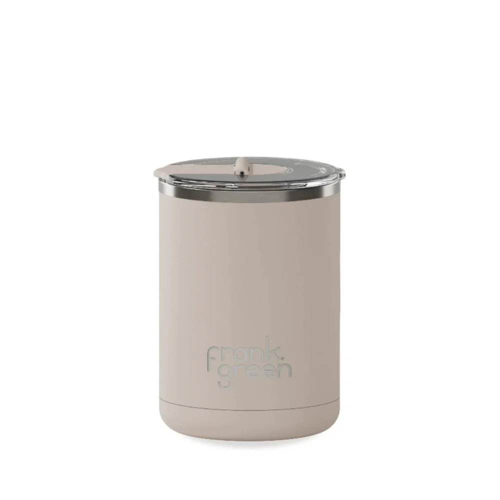 FRANK GREEN // 12oz Coffee Cup w Hinged Lid MOONDUST