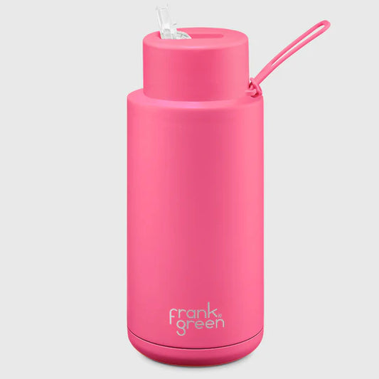 FRANK GREEN // 34oz Reusable Bottle NEON PINK