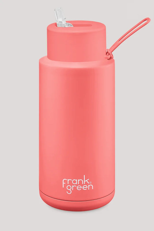 FRANK GREEN // 34oz Reusable Bottle SWEET PEACH
