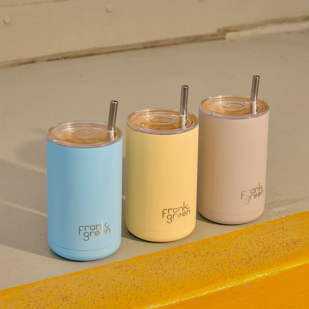 FRANK GREEN // Iced Coffee Cup w Straw MOONDUST