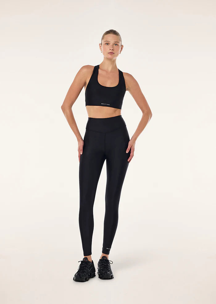 P.E NATION // Fairmont Full Length Legging BLACK