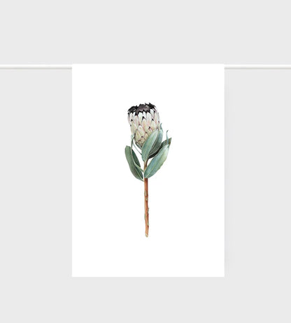 FATHER RABBIT // Protea Tea Towel