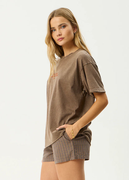 AFENDS // Fatigued OS Tee COFFEE