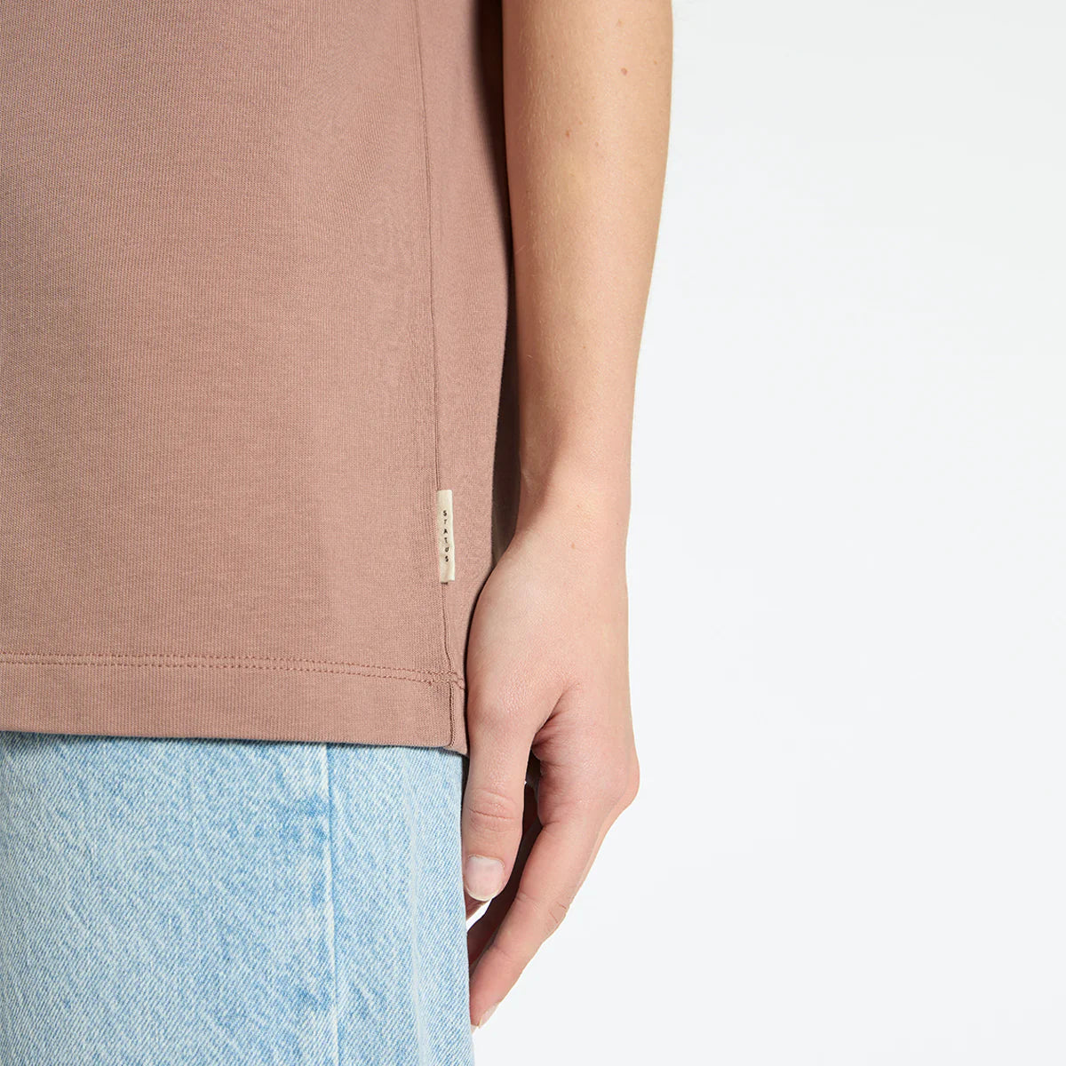 STATUS ANXIETY // Feels Right Tee DUSTY ROSE