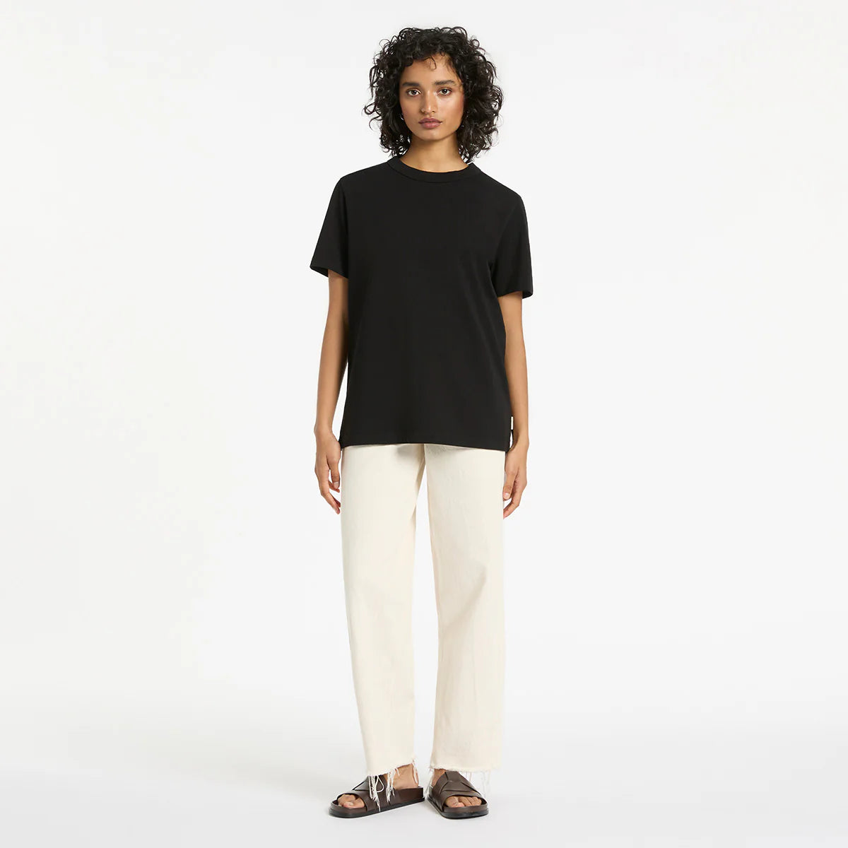 STATUS ANXIETY // Feels Right Tee SOFT BLACK