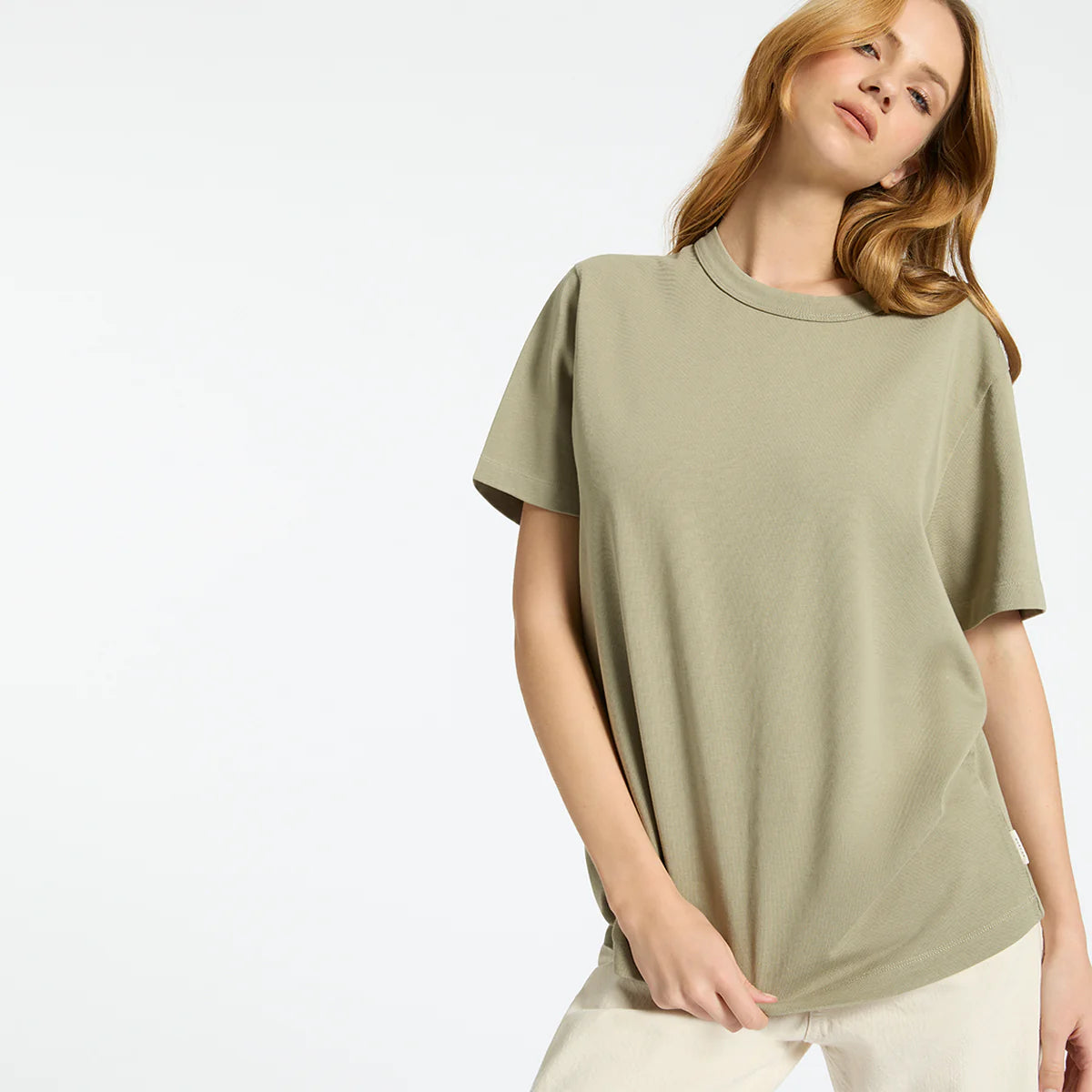 STATUS ANXIETY // Feels Right Tee WASHED SAGE