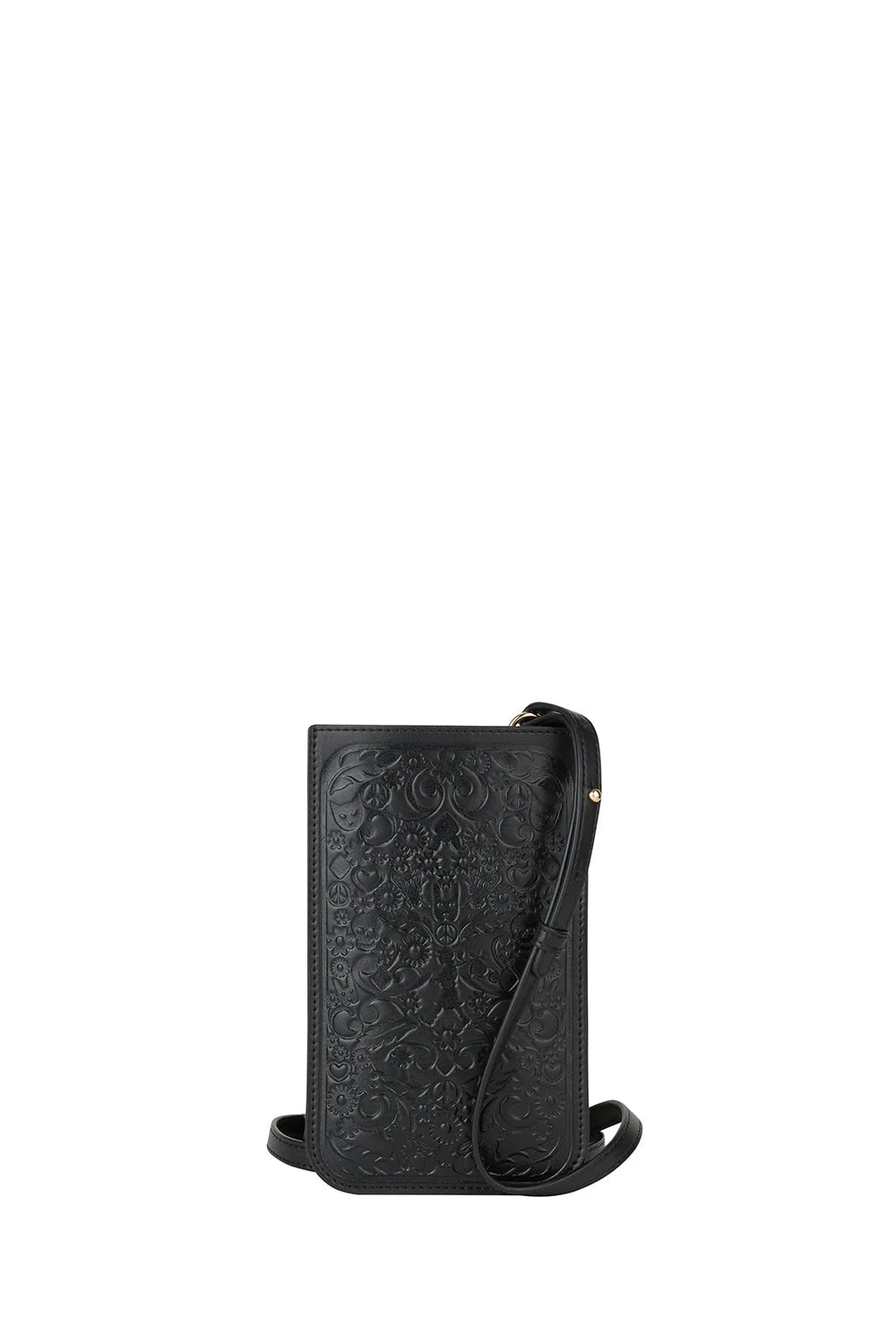 KAREN WALKER // Filigree Phone Pouch BLACK