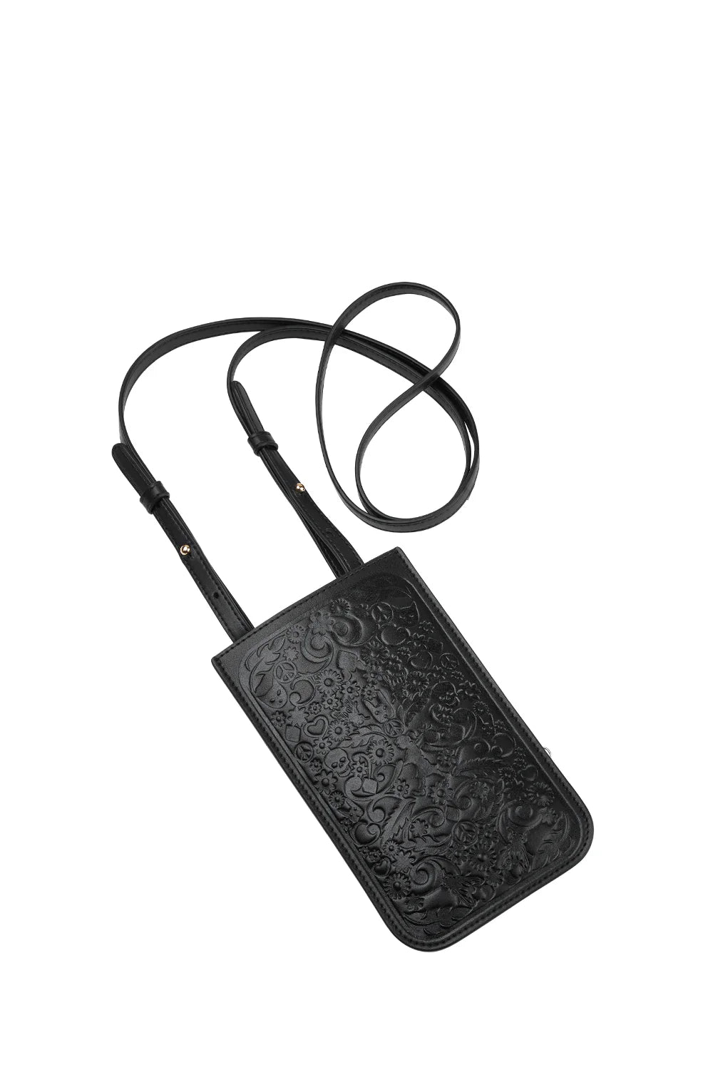 KAREN WALKER // Filigree Phone Pouch BLACK