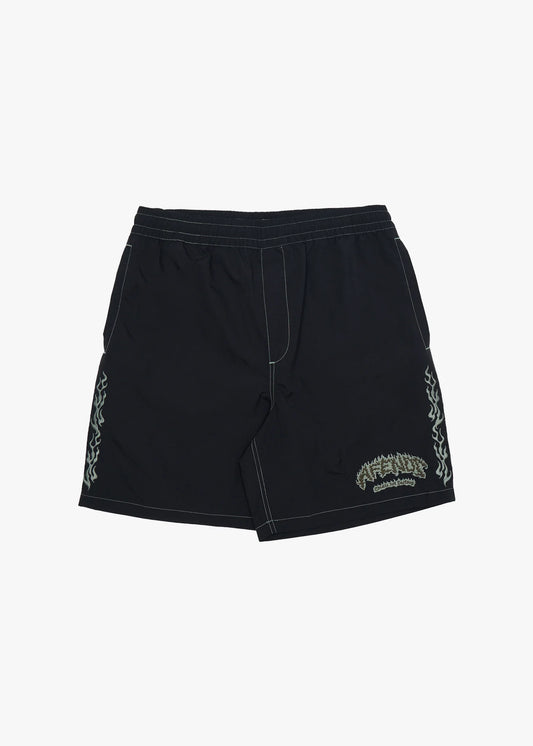 AFENDS // Flame On Baywatch Short 18" BLACK