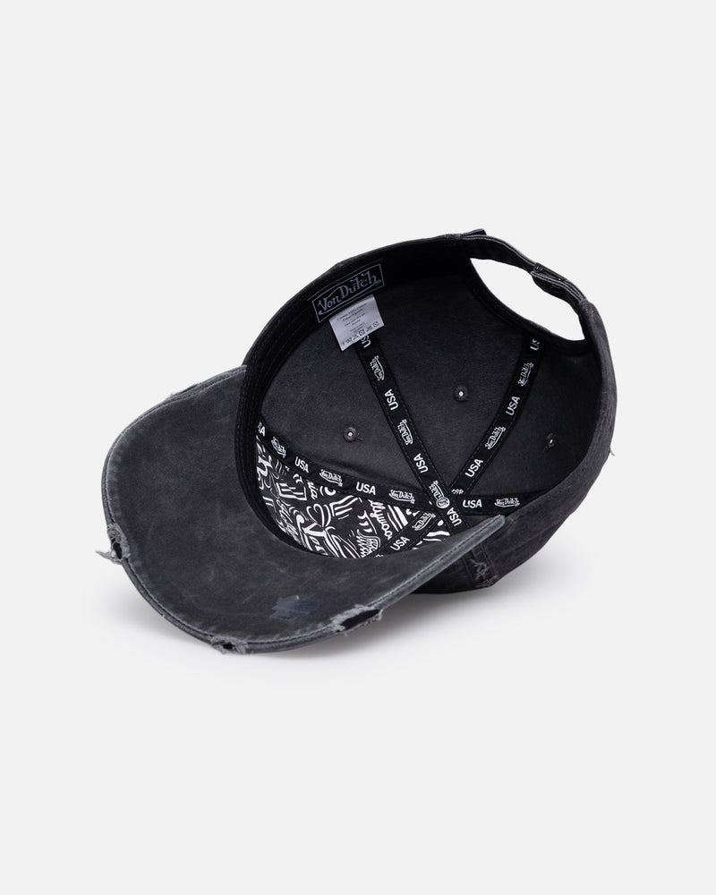 VD Flames Dad Cap WASHED BLACK