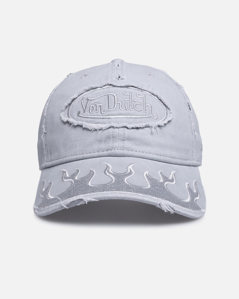 VD Flames Dad Cap LIGHT GREY