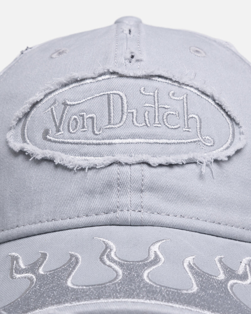 VD Flames Dad Cap LIGHT GREY