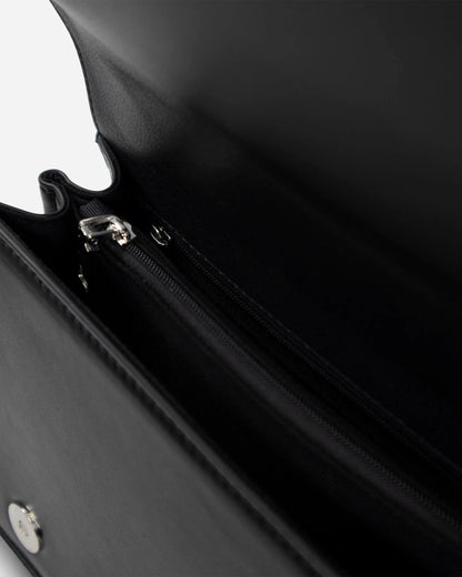 SOL SANA // Flap Bag BLACK SILVER