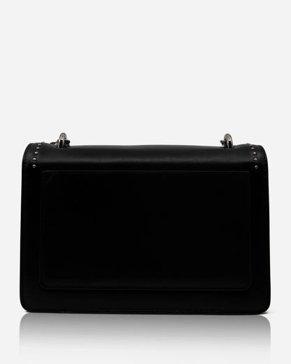 SOL SANA // Flap Bag BLACK SILVER