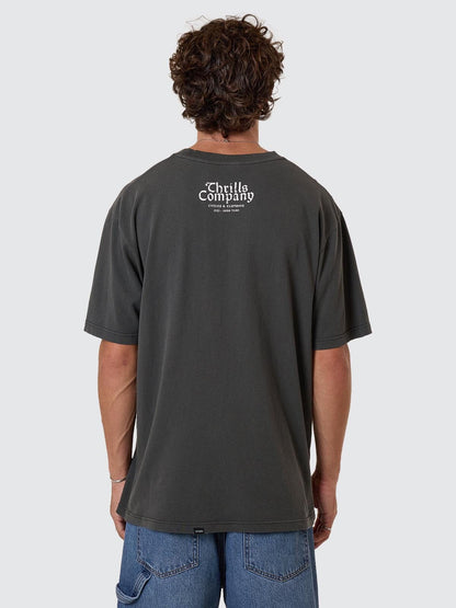 THRILLS // Flight Risk OS Tee MERCH BLACK