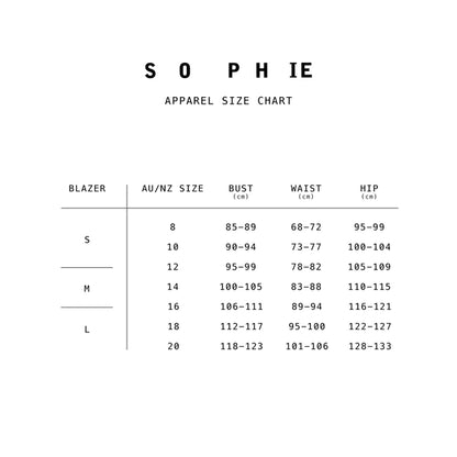 S O P H I E // Forever Blazer FOG