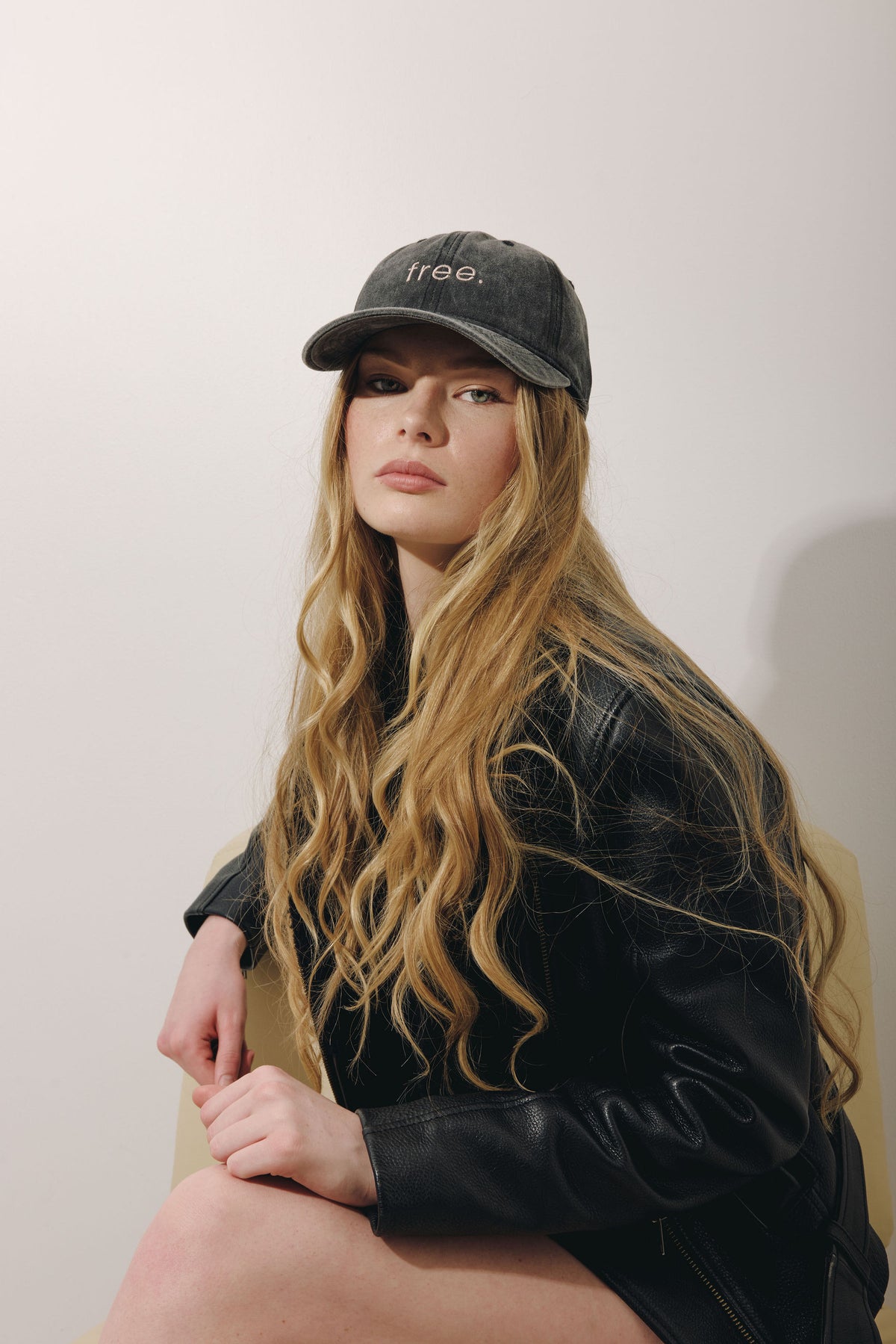 Free Cap WASHED BLACK