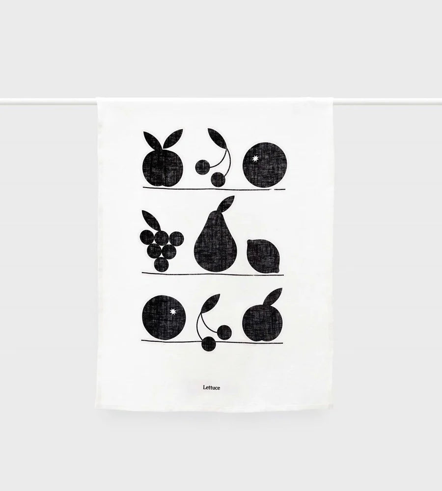 FATHER RABBIT // Tea Towel FRUIT SHELF