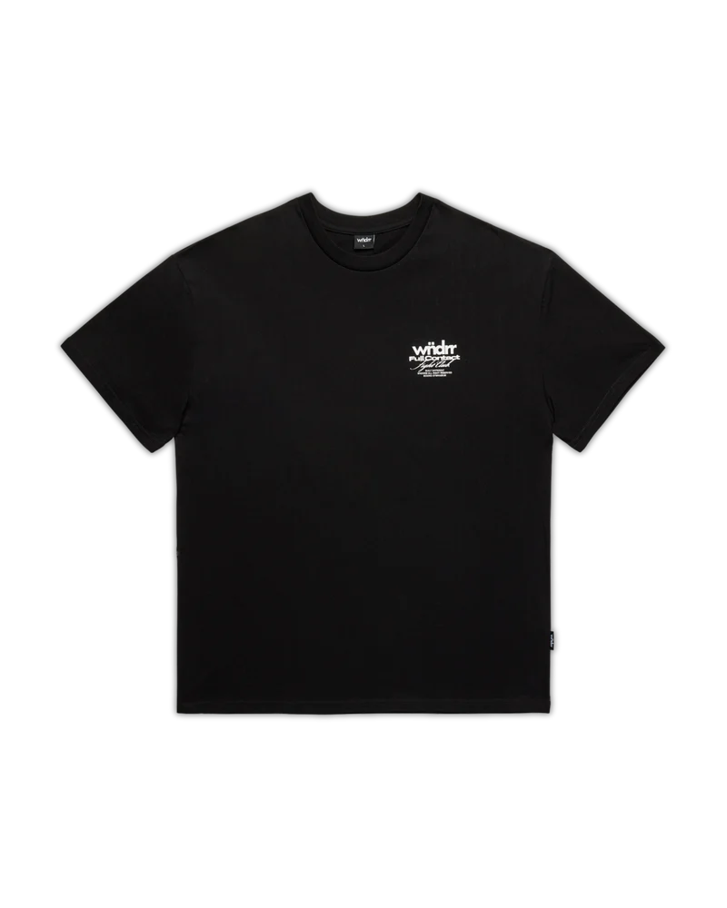 WNDRR // Full Contact Box Fit Tee BLACK