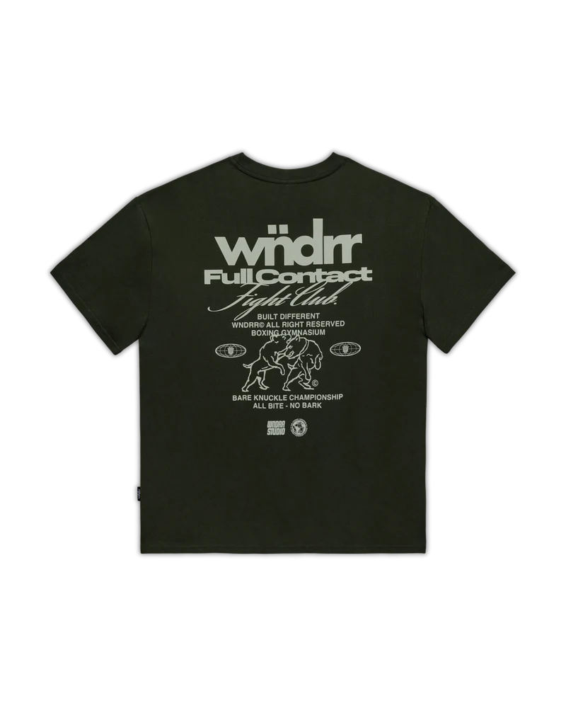 WNDRR // Full Contact Box Fit Tee INK