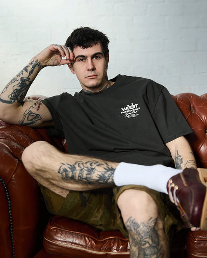WNDRR // Full Contact Box Fit Tee INK