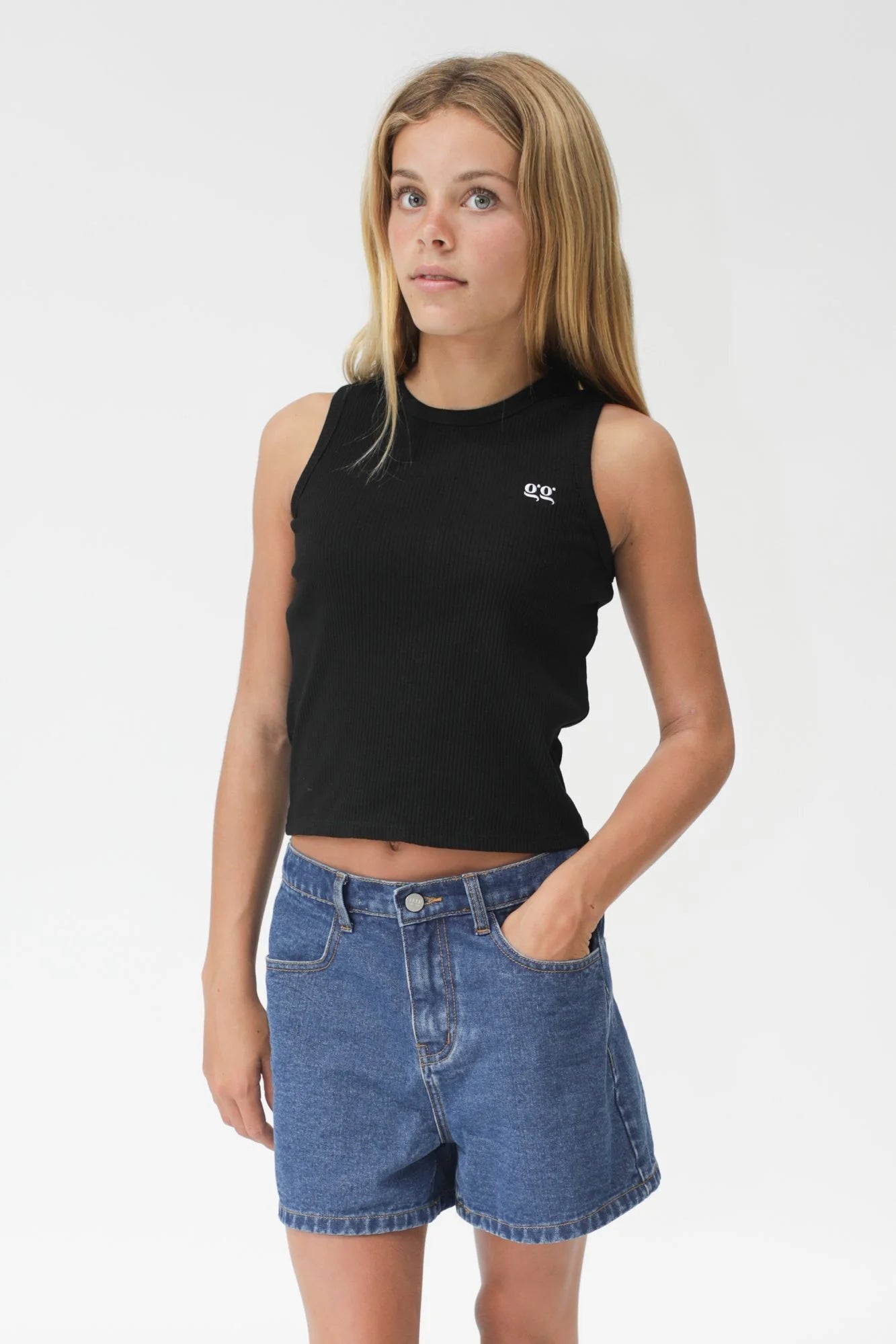 GOOD GOODS // Lucie Tank BLACK