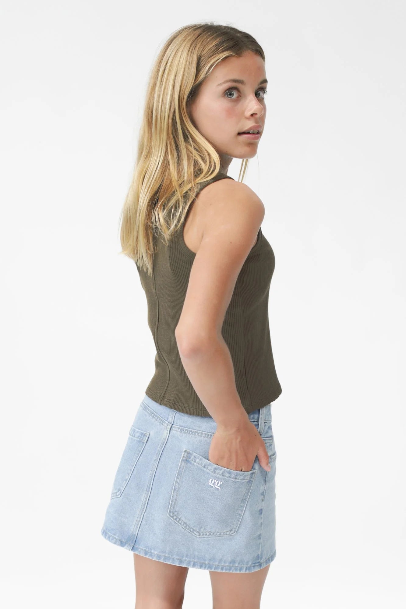 GOOD GOODS // Lucie Tank KHAKI