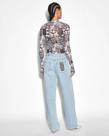 KSUBI // Graf LS Top BLACK/WHITE