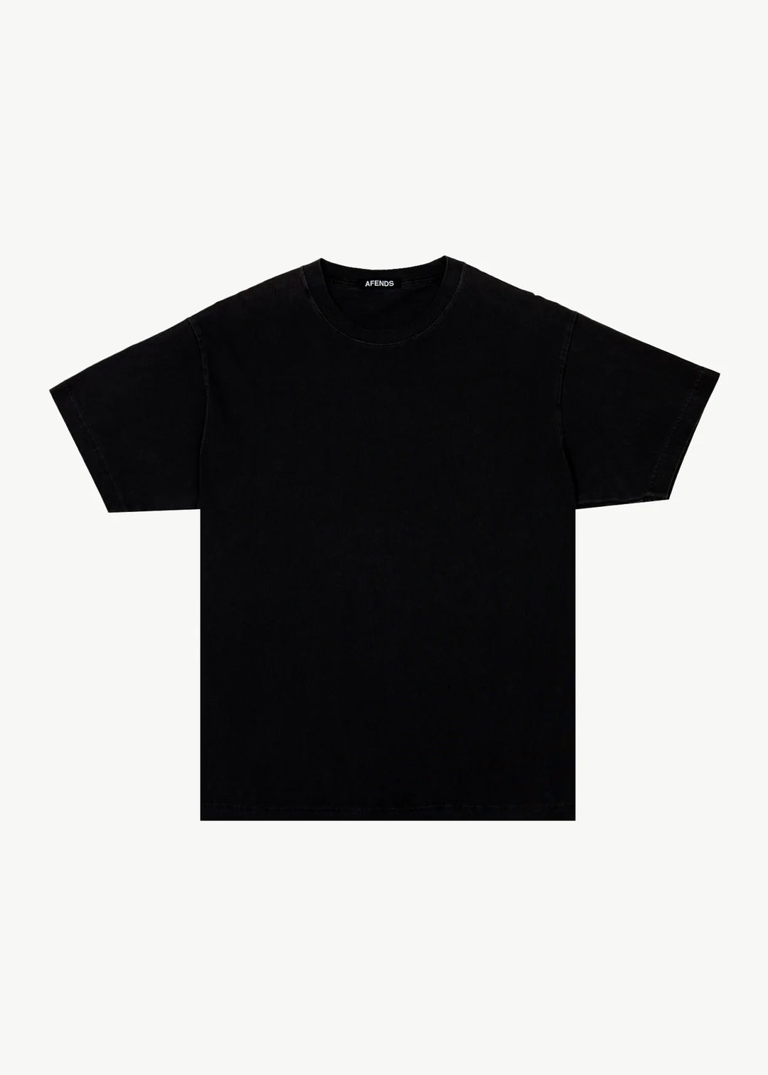 AFENDS // Genesis Heavy Box Tee BLACK