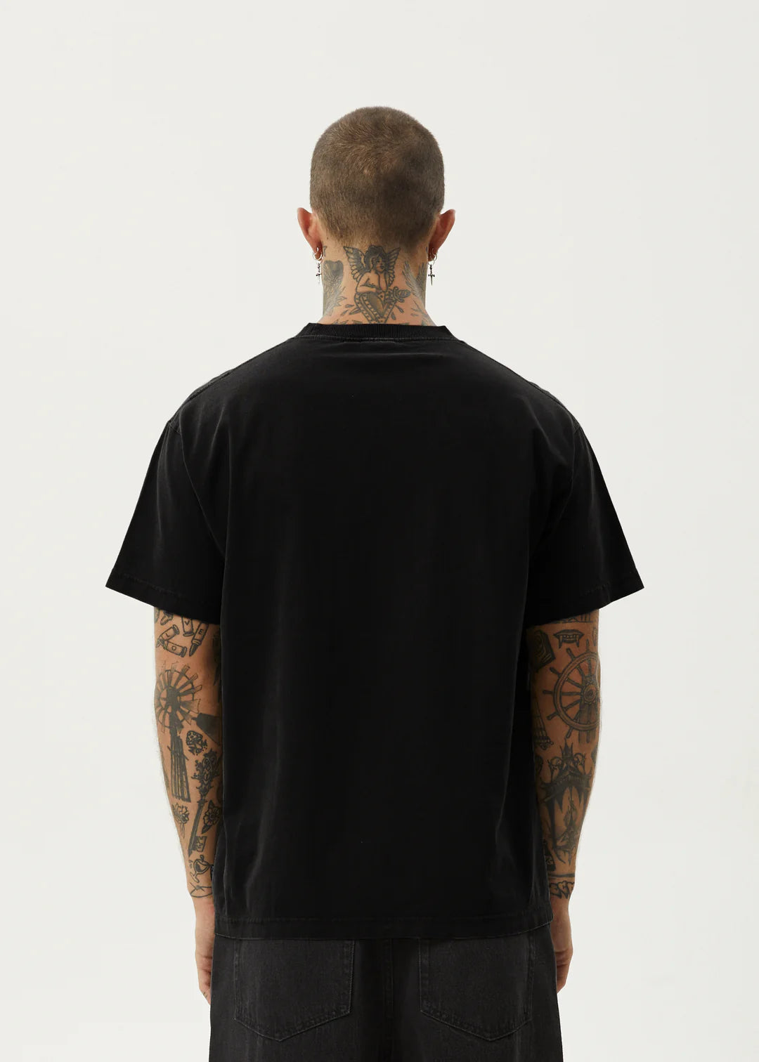 AFENDS // Genesis Heavy Box Tee BLACK