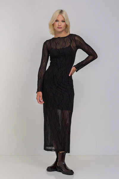 BLAK // Gigi Dress BLACK VINES