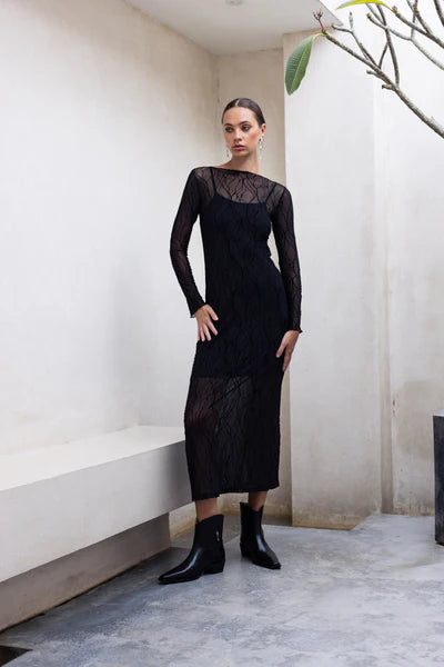 BLAK // Gigi Dress BLACK VINES