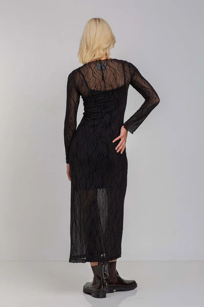 BLAK // Gigi Dress BLACK VINES