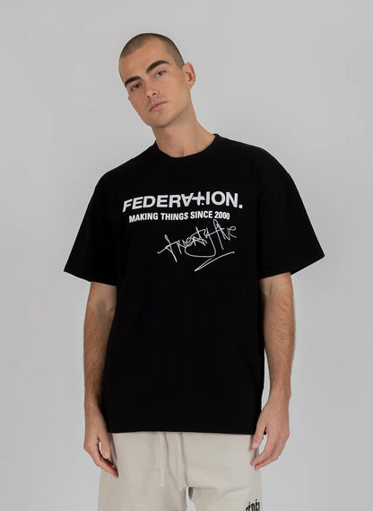 FEDERATION // Goode Tee SIGNED 25 BLACK