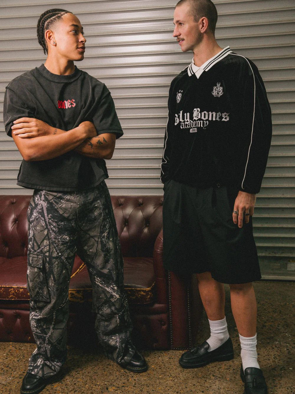 BILLY BONES // Gothic Cargo Pants ALPINE CAMO