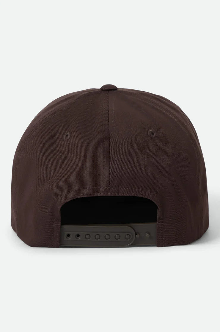 BRIXTON // Grade HP Snapback PINECONE BROWN