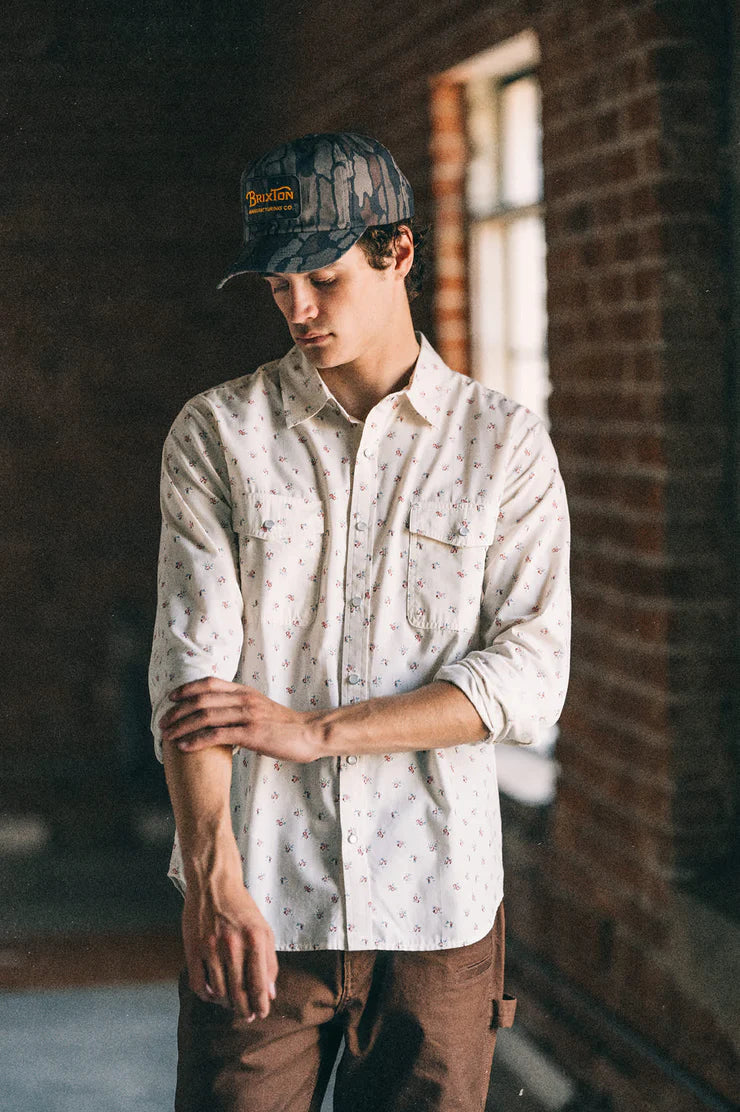 BRIXTON // Grade HP Snapback BARK CAMO