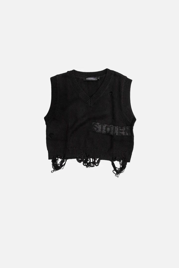 STOLEN GIRLFRIENDS CLUB // UNISEX High Roller Vest BLACK